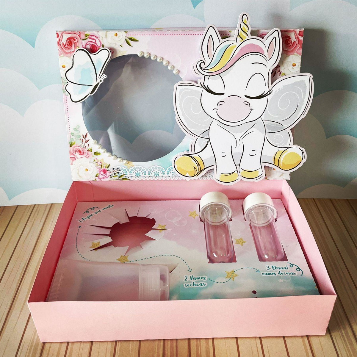 Arquivo Páscoa Caixa Mini Confeiteiro Unicórnio #15744 - Imagem 3