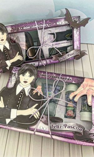 Arquivo Páscoa Caixa Mini Confeiteiro Wandinha #15757