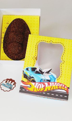 ARQUIVO PASCOA CAIXA OVO DE COLHER 100g HOTWHEELS #13697