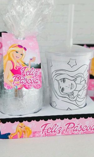 ARQUIVO PASCOA CAIXA OVO E COPO BARBIE #4109