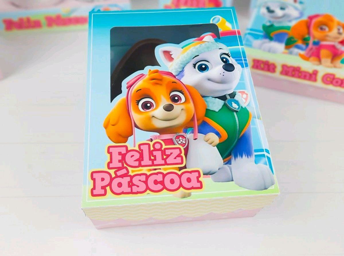 ARQUIVO PASCOA CAIXA OVO DE COLHER PATRULHA CANINA 250g 3392 - Imagem 2