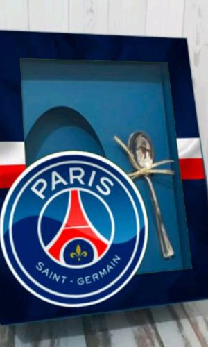 ARQUIVO PASCOA CAIXA OVO DE COLHER TIME PARIS SAINT GERMAN