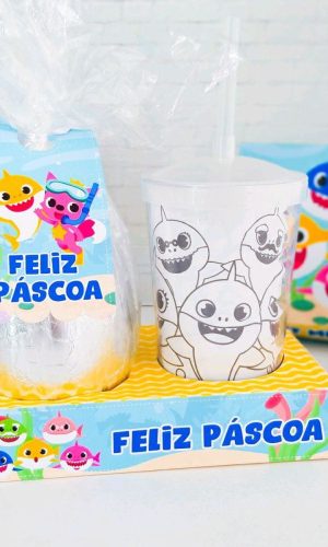 ARQUIVO PASCOA CAIXA OVO E COPO BABY SHARK #4103