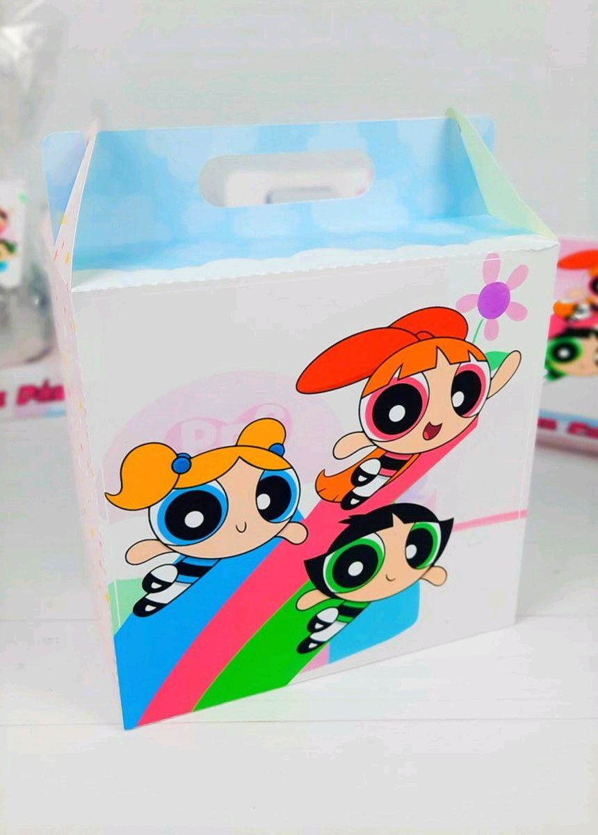 ARQUIVO PASCOA CAIXA OVO E COPO MENINAS SUPER PODEROSAS 3417 - Imagem 3