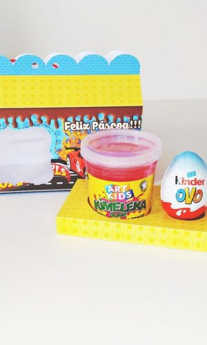 ARQUIVO PASCOA CAIXA SLIME E KINDER OVO HOTWHEELS #13698