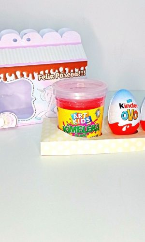 ARQUIVO PASCOA CAIXA SLIME E KINDER OVO UNICORNIO #13681