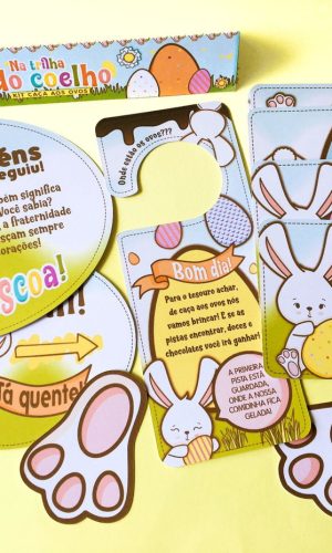 Arquivo Pascoa Kit Caça aos Ovos Coelhinhos #15782