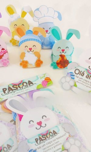 Arquivo Pascoa Kit Caça aos Ovos Coelhinhos #15783