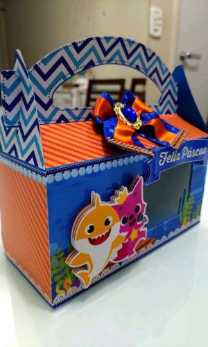ARQUIVO PASCOA KIT MALETA BABY SHARK #4578