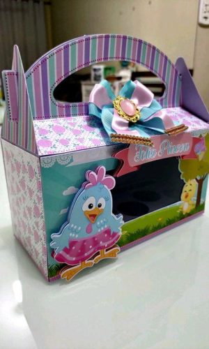 ARQUIVO PASCOA KIT MALETA GALINHA PINTADINHA #4579