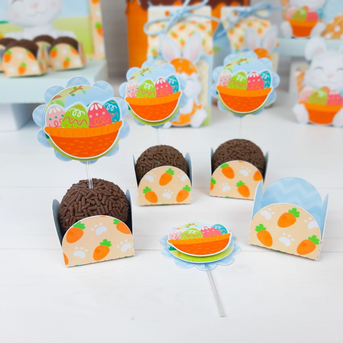 Arquivo Pascoa Kit Só Um Bolinho Coelhinhos #15790 - Imagem 3