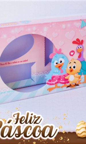 ARQUIVO PASCOA MINI CONFEITEIRO GALINHA PINTADINHA #3099