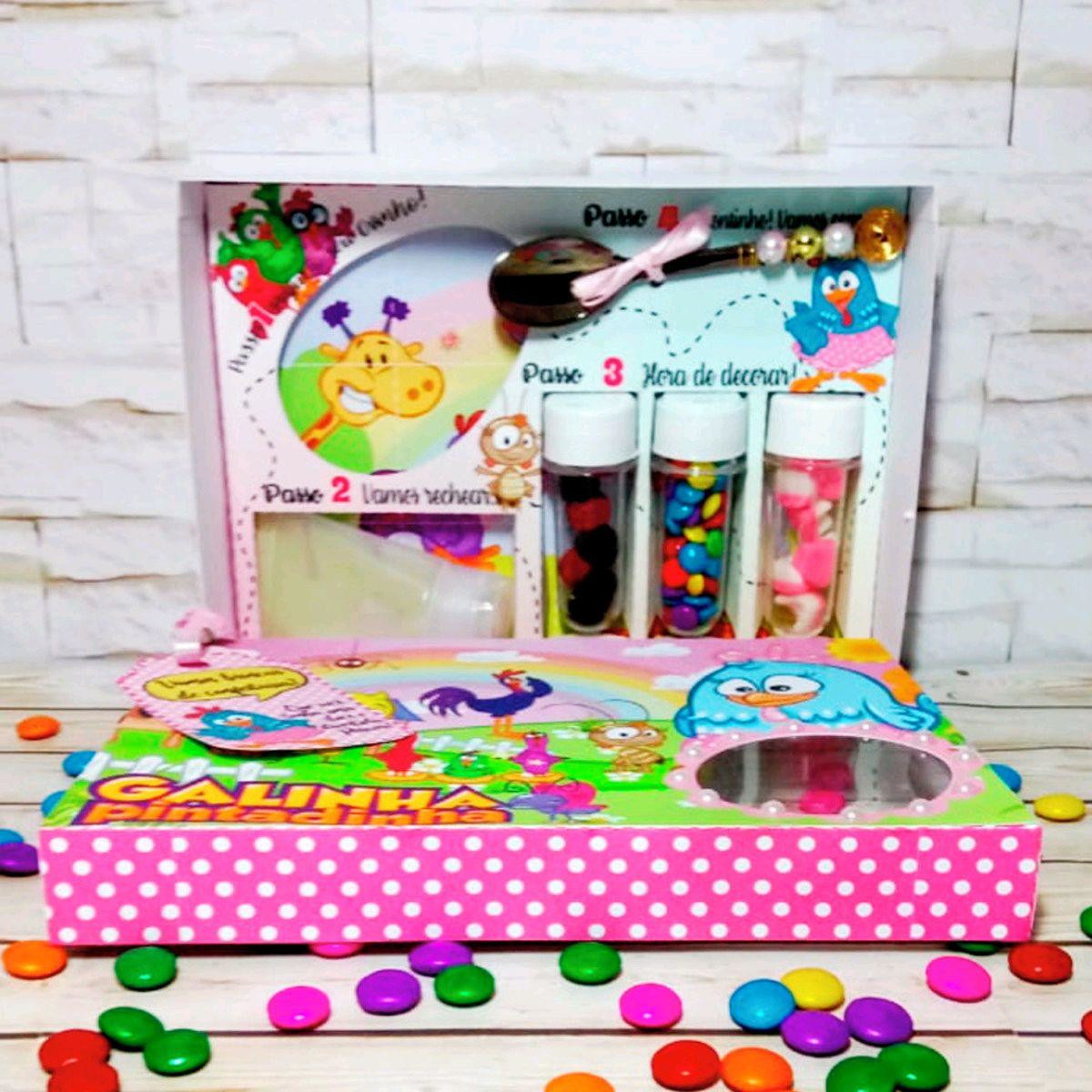 ARQUIVO PASCOA MINI CONFEITEIRO GALINHA PINTADINHA #3286
