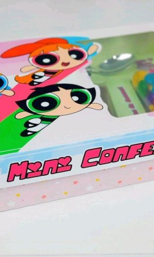 ARQUIVO PASCOA MINI CONFEITEIRO MENINAS SUPER PODEROSAS 3368