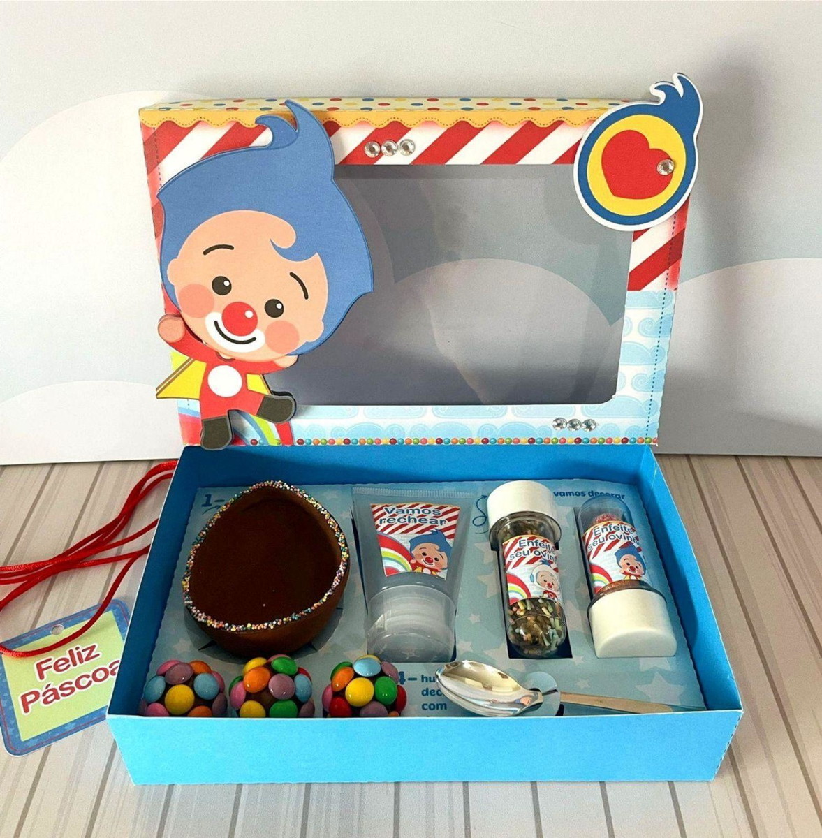 Arquivo Pascoa Mini Confeiteiro Palhaço Plim Plim #14768 - Imagem 2