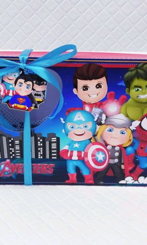 ARQUIVO PASCOA MINI CONFEITEIRO VINGADORES AVENGERS #3008