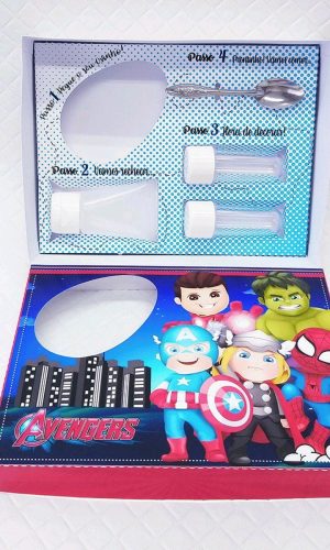 ARQUIVO PASCOA MINI CONFEITEIRO VINGADORES AVENGERS #3008
