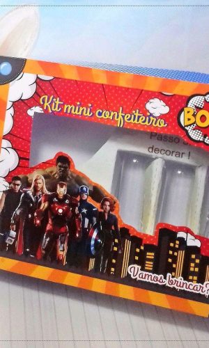 ARQUIVO PASCOA MINI CONFEITEIRO VINGADORES AVENGERS #3149