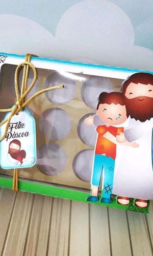 ARQUIVO PASCOA RELIGIOSA CAIXA PARA 12 DOCES #4516
