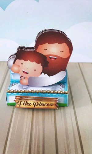 ARQUIVO PASCOA RELIGIOSA CAIXA PARA BIS DUPLO #4522