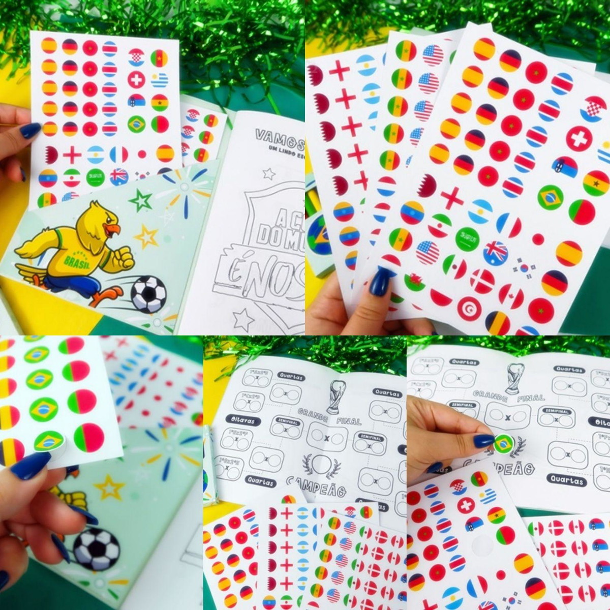 Arquivo Revista de Colorir Copa do Mundo 2022 Brasil #15456 - Imagem 3