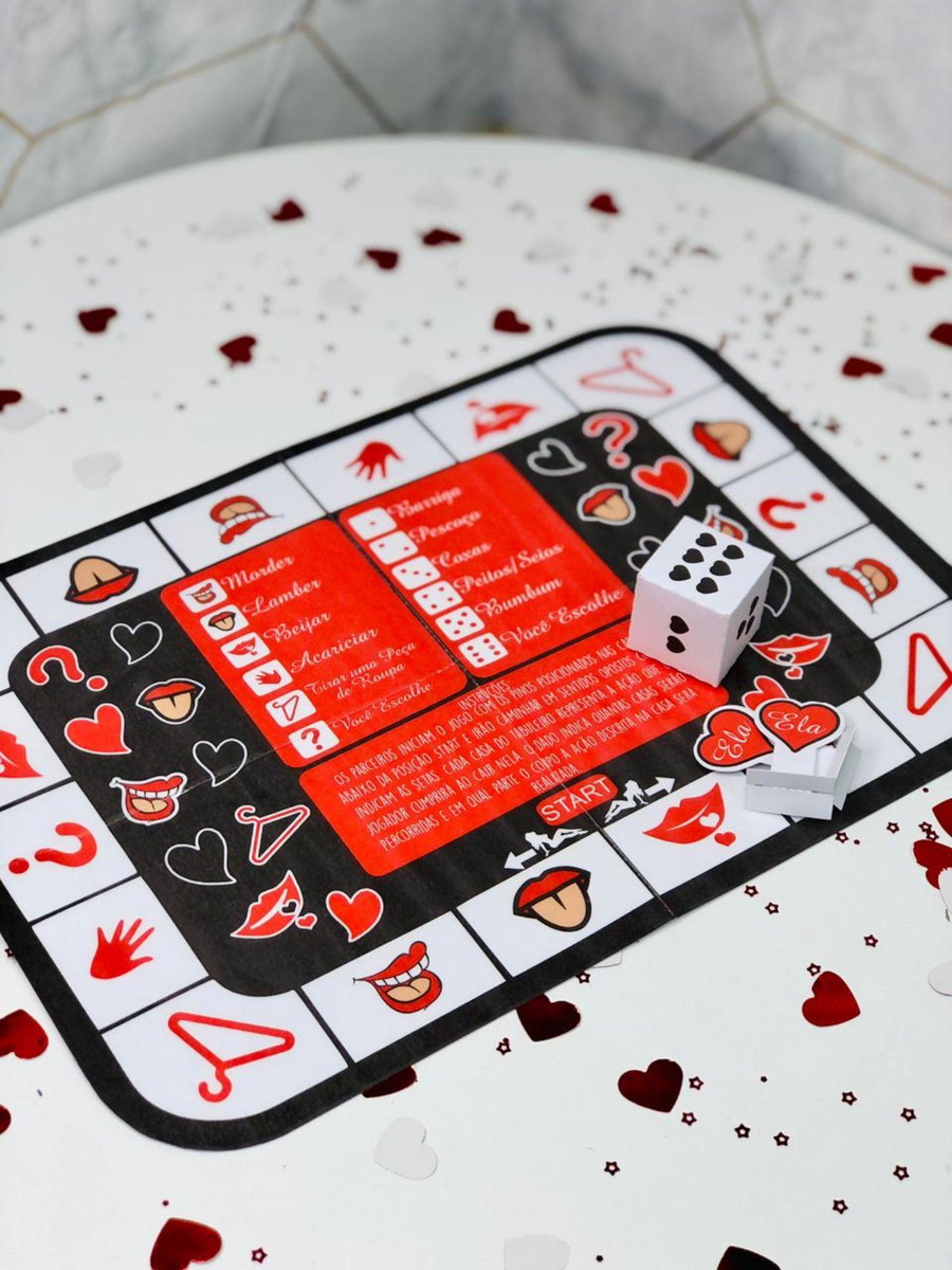 Arquivo Tabuleiro Jogo do Amor Dia dos Namorados #14077 - Imagem 4