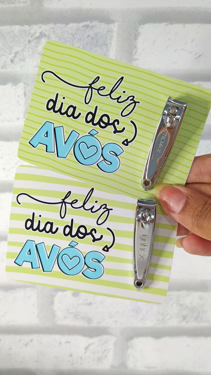 ARQUIVO TAG PARA CORTADOR DE UNHAS DIA DOS AVOS #15062