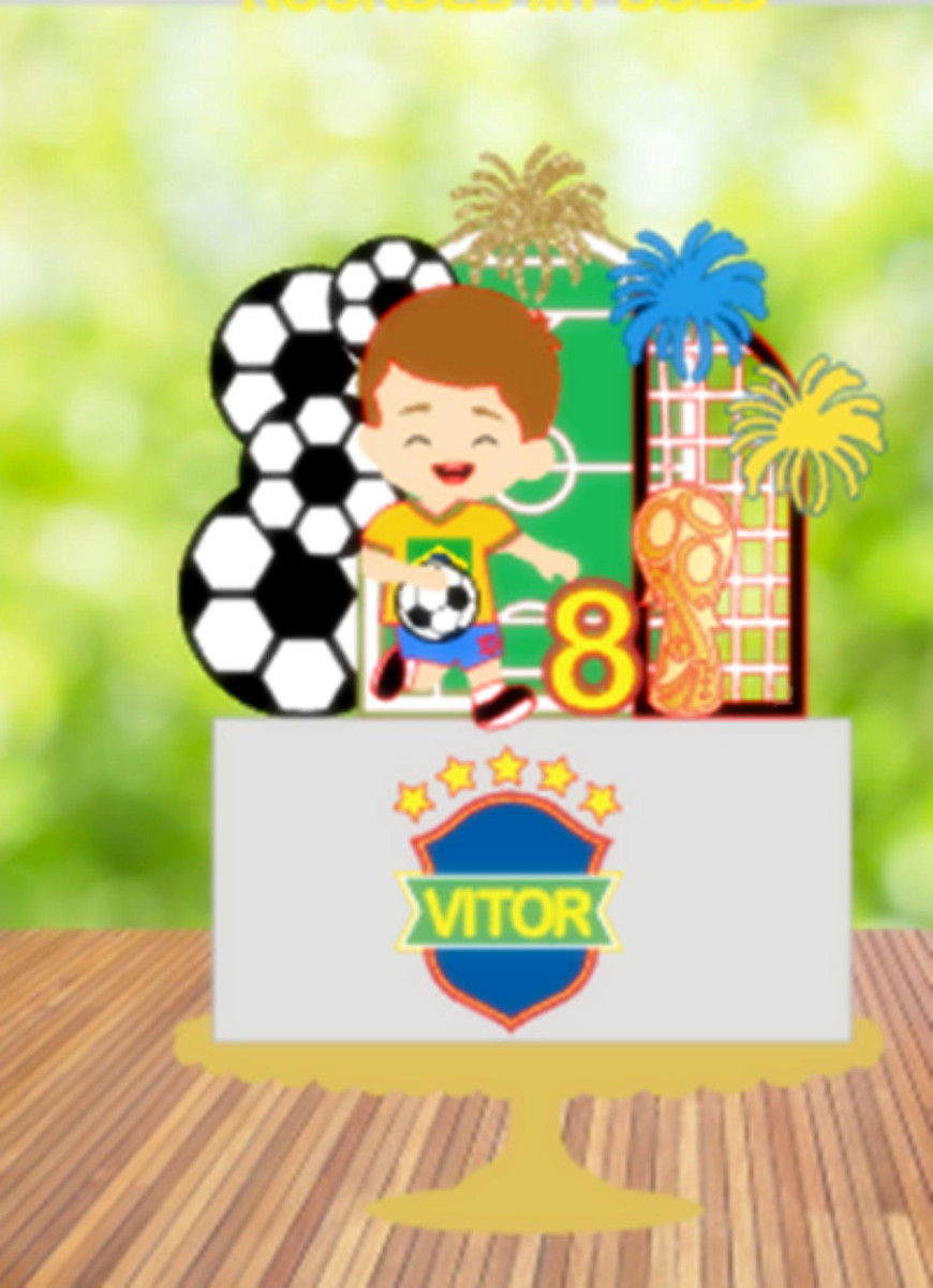 Arquivo Topo de Bolo Brasil Copa do Mundo 2022 #15481
