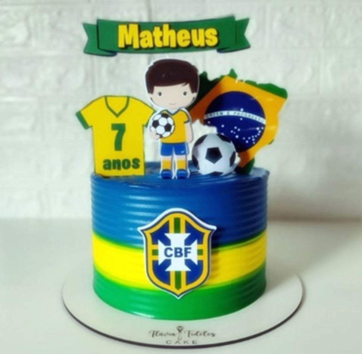 Arquivo Topo de Bolo Brasil Copa do Mundo 2022 #15487