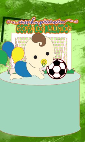 Arquivo Topo de Bolo Brasil Copa do Mundo 2022 #15497