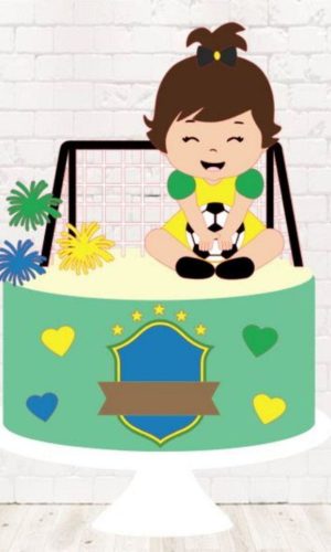 Arquivo Topo de Bolo Camadas Brasil Copa do Mundo 2022 14562