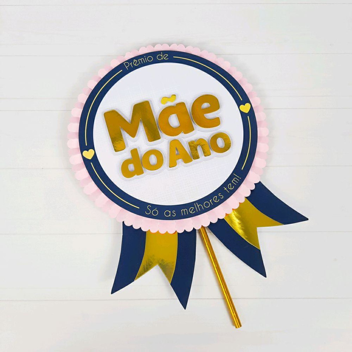 ARQUIVO TOPO DE BOLO DIA DAS MAES DO ANO #5501 STUDIO PDF - Imagem 4
