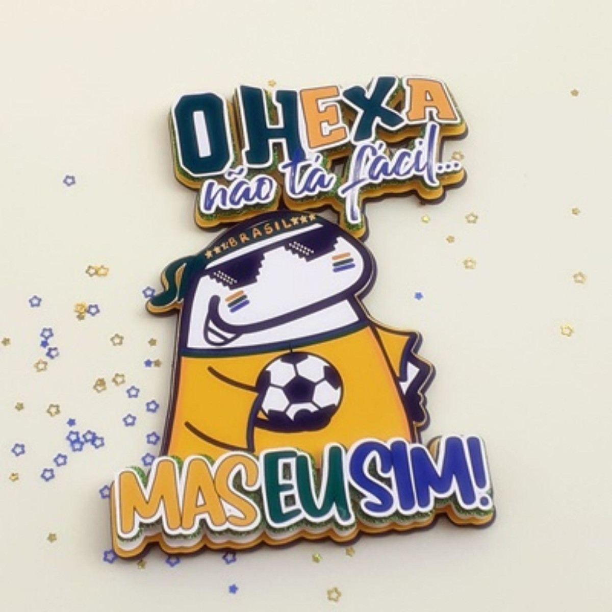 Arquivo Topo de Bolo Flork Brasil Copa do Mundo 2022 #15511