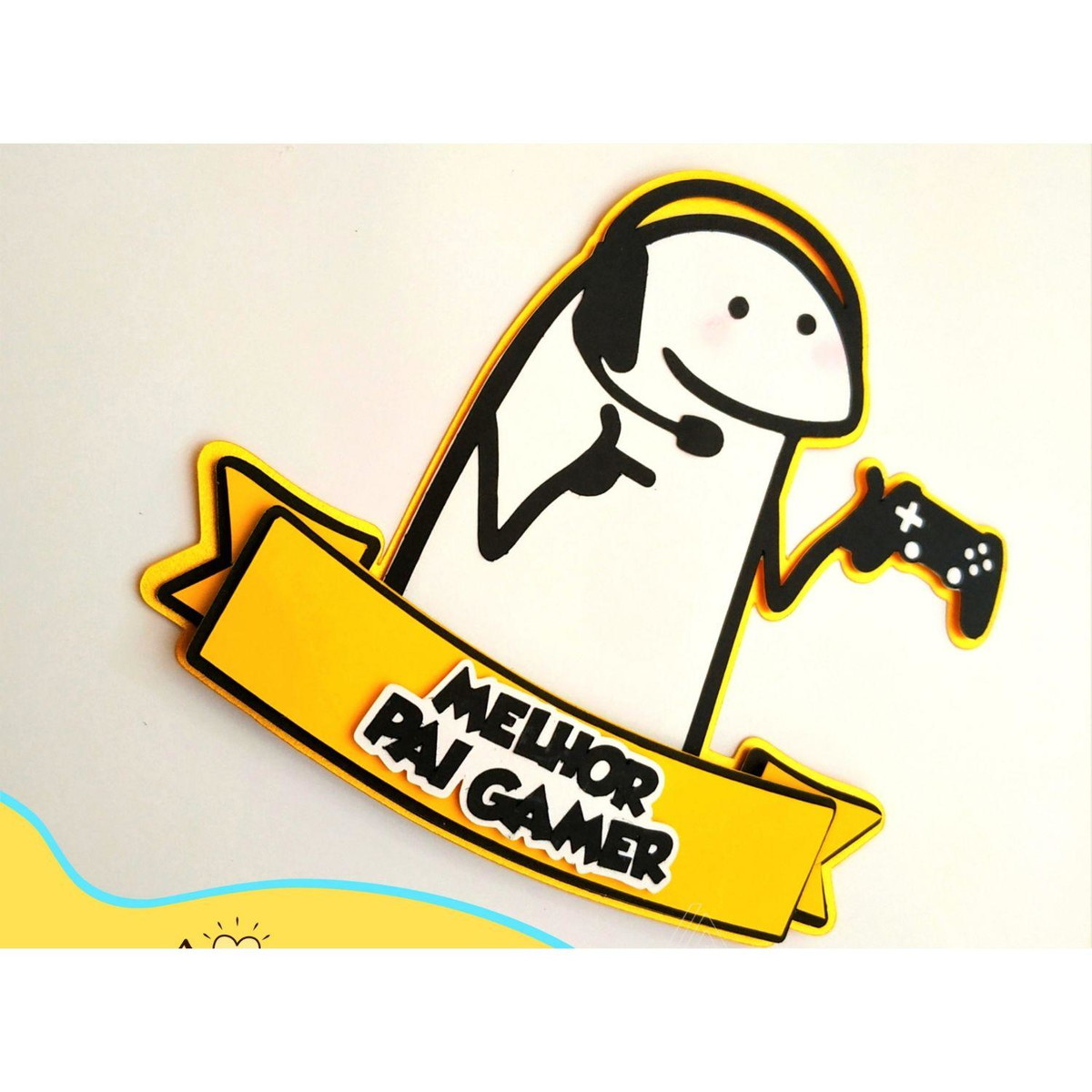 Arquivo Topo De Bolo Flork Gamer Dia Dos Pais #15195