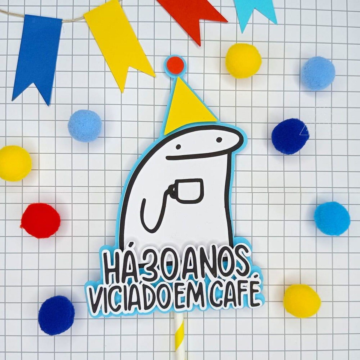 ARQUIVO TOPO DE BOLO FLORK VICIADO EM CAFÉ #13736