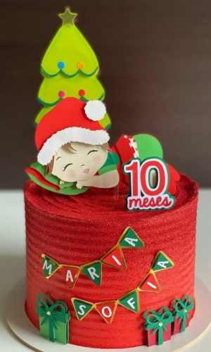 Arquivo Topo de Bolo Natal Bebê - Camadas #2771 Studio