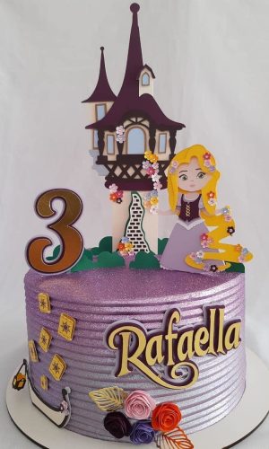Arquivo Topo de Bolo - Rapunzel
