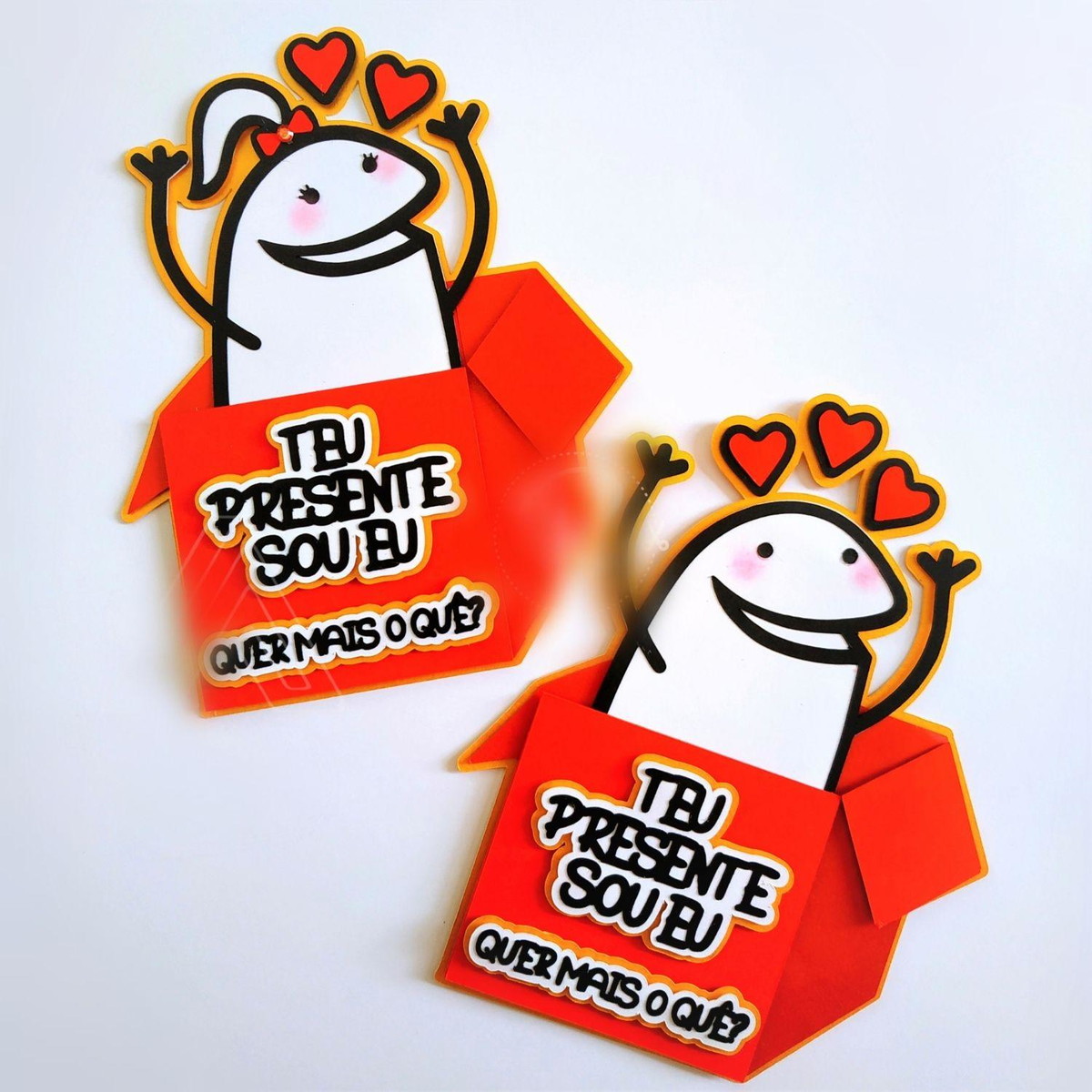 Arquivo Topo de Bolo Teu Presente Sou Eu Flork #15119