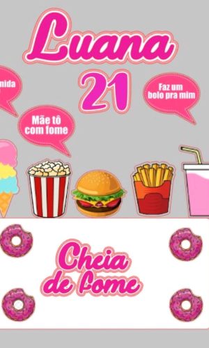 ARQUIVO TOPO DE BOLO TO COM FOME (#11222) STUDIO