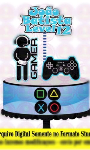 ARQUIVO TOPO DE BOLO VÍDEO GAME (#11227) STUDIO