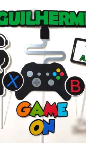 ARQUIVO TOPO DE BOLO VÍDEO GAME (#11230) STUDIO
