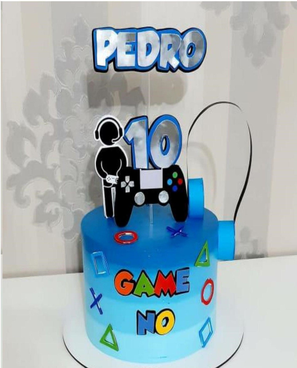 ARQUIVO TOPO DE BOLO VÍDEO GAME (#13656) STUDIO
