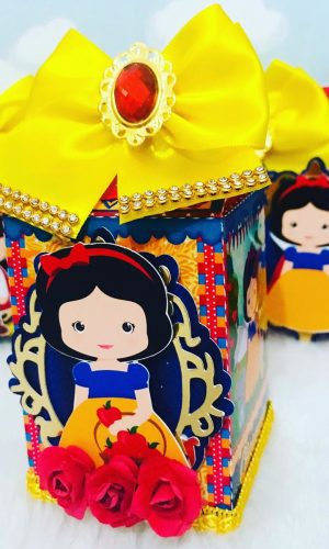 Arquivos de corte caixa vestido branca de neve