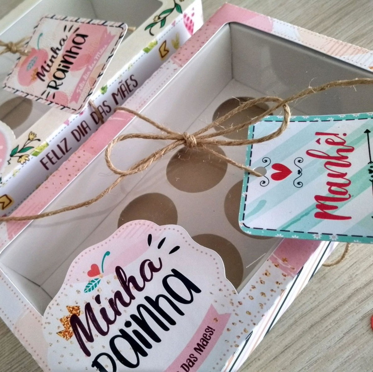 Arquivos de corte caixas para 15 doces dia das Mães - Imagem 3
