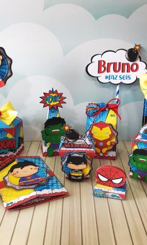 Arquivos de Corte Kit Super Heroi