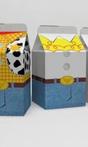 Arquivos de Corte Caixas Milk Toy Story