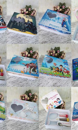 Arquivos de corte kit caixas mini confeiteiro