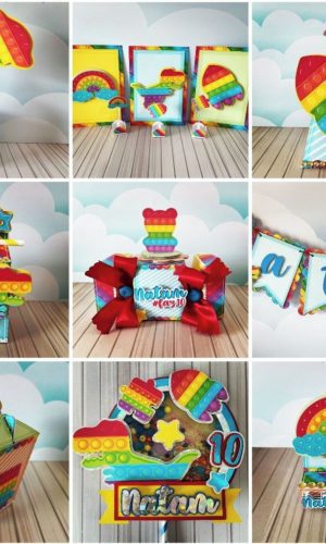 Arquivos de corte kit pop it - Fidget toys