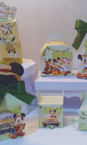 Arquivos de Corte Mickey Safari Aquarela