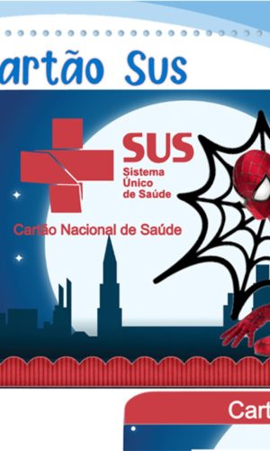 Cartão Digital Sus Homem Aranha